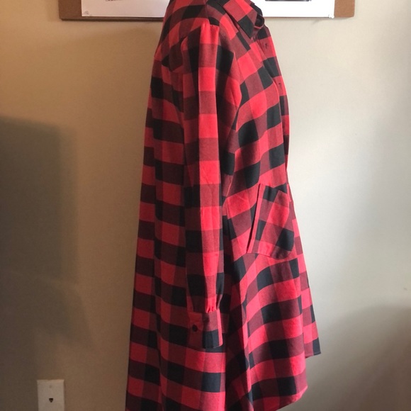 Brand new Asymmetrical plaid dress 💕 - Picture 3 of 8